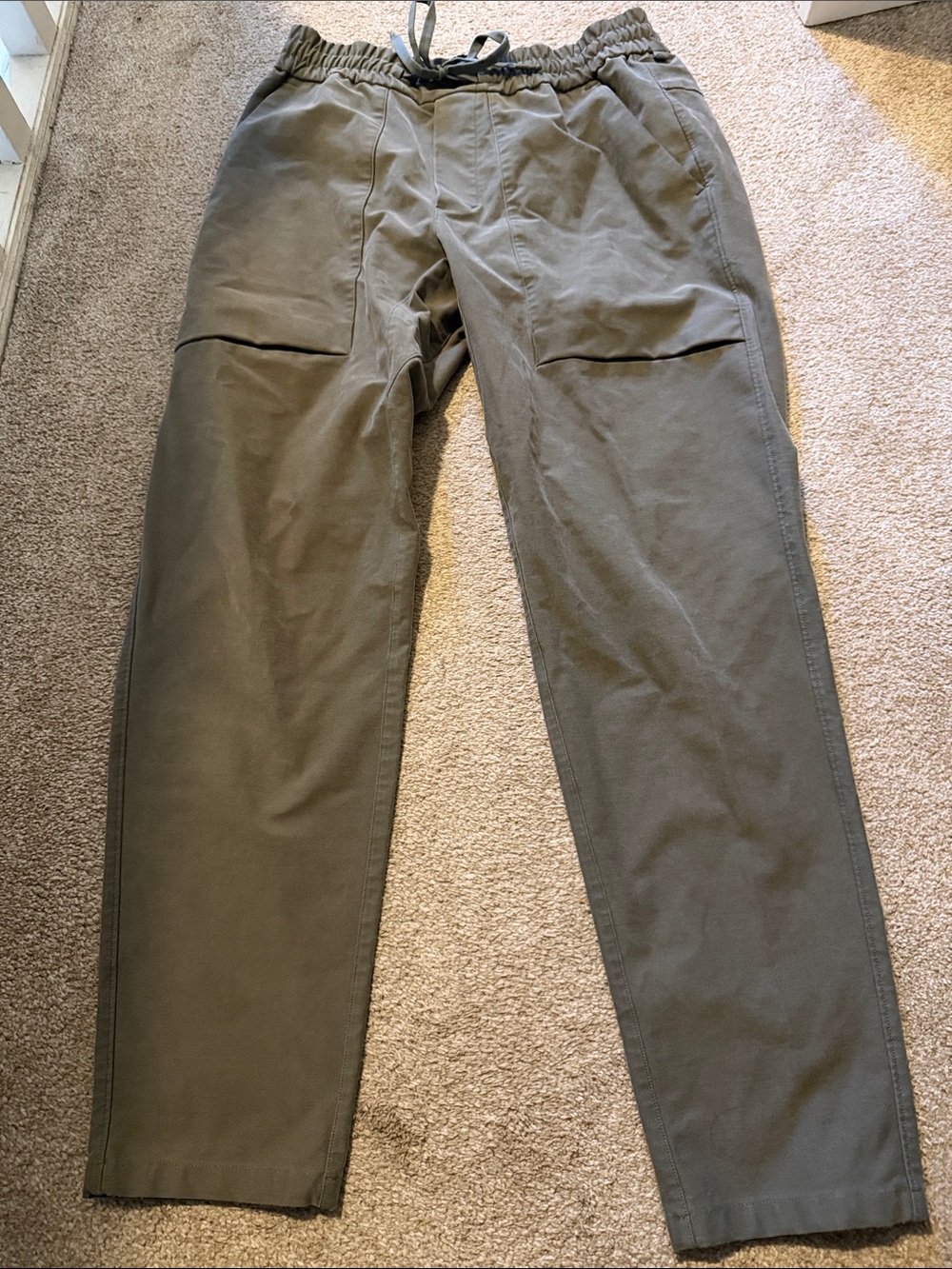 lululemon athletica Olive Green Cargo utilitech pull-on Pants
